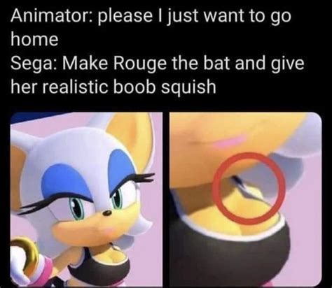 rouge's boobs